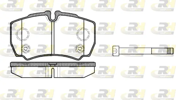 Brake Pad Set, disc brake (2849.10)