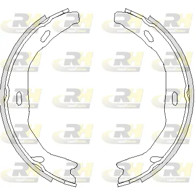 Brake Shoe, parking brake (4751.00)