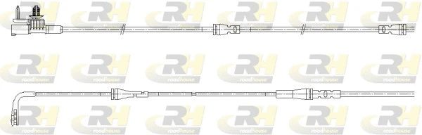 Warning Contact, brake pad wear (001171)