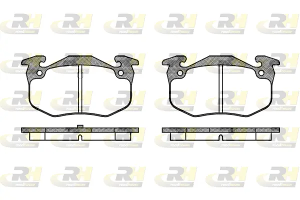 Brake Pad Set, disc brake (2144.50)