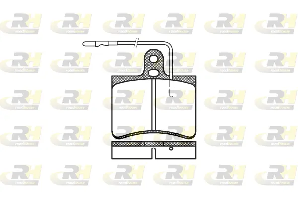 Brake Pad Set, disc brake (2033.14)