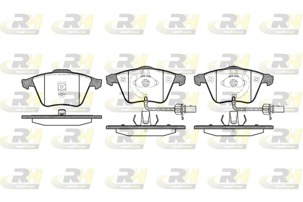 Brake Pad Set, disc brake (2964.02)