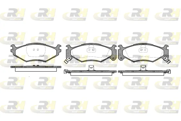 Brake Pad Set, disc brake (2483.02)
