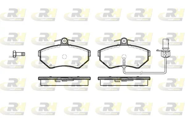 Brake Pad Set, disc brake (2631.12)
