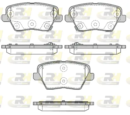 Brake Pad Set, disc brake (21784.02)