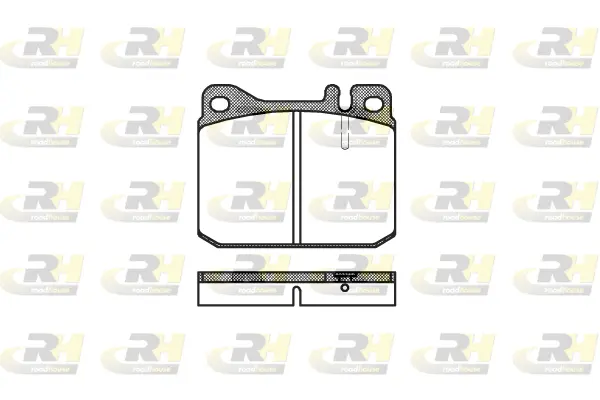 Brake Pad Set, disc brake (2010.20)