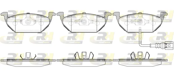 Brake Pad Set, disc brake (2633.31)