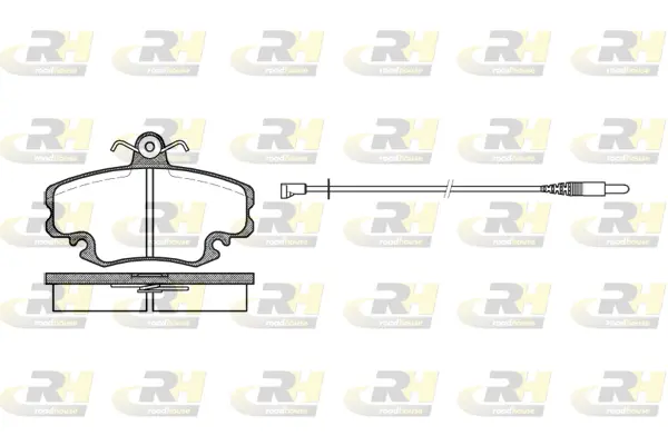 Brake Pad Set, disc brake (2141.32)