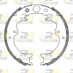 Brake Shoe, parking brake (4727.01)