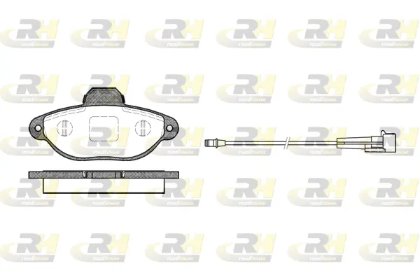 Brake Pad Set, disc brake (2414.01)