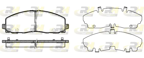 Brake Pad Set, disc brake (21484.04)