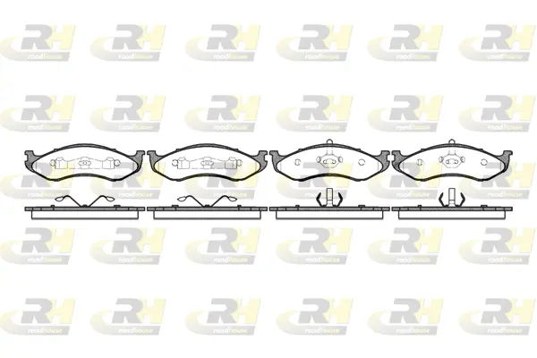 Brake Pad Set, disc brake (2467.20)