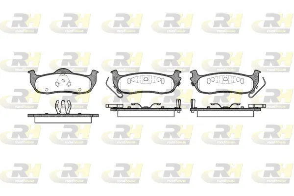 Brake Pad Set, disc brake (21106.02)