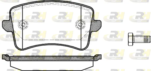 Brake Pad Set, disc brake (21343.00)