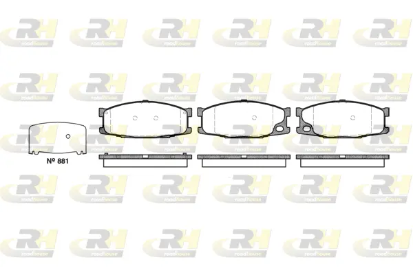Brake Pad Set, disc brake (2283.10)