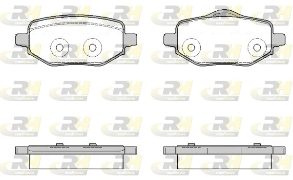 Brake Pad Set, disc brake (21952.00)