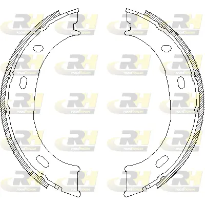Brake Shoe, parking brake (4710.00)