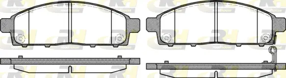 Brake Pad Set, disc brake (21242.00)