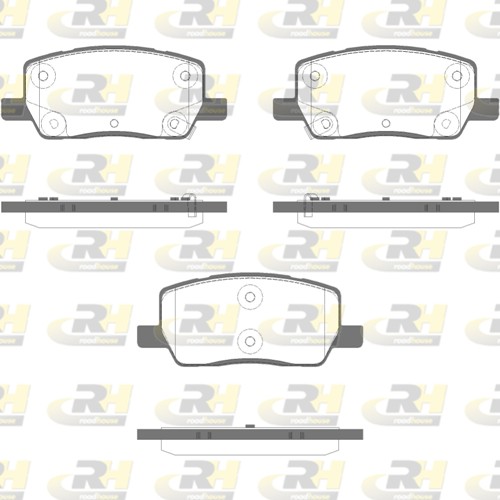 Brake Pad Set, disc brake (21969.02)