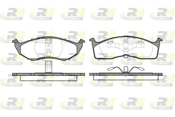 Brake Pad Set, disc brake (2610.00)