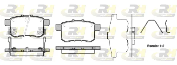 Brake Pad Set, disc brake (21332.12)