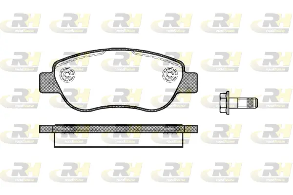 Brake Pad Set, disc brake (21069.00)