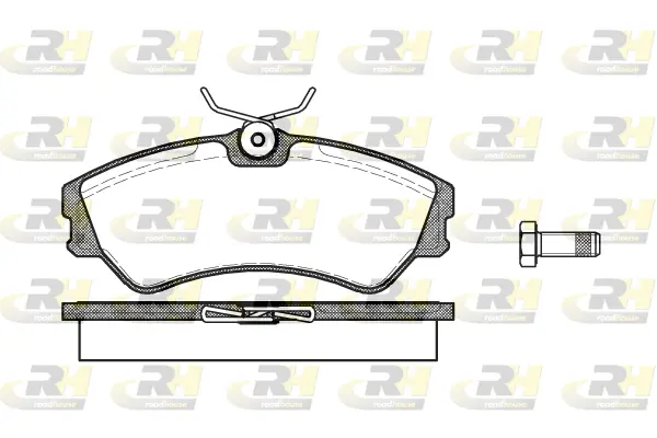 Brake Pad Set, disc brake (2383.00)