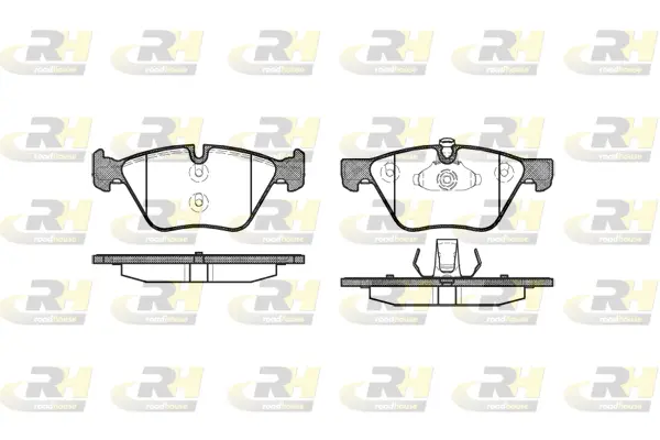 Brake Pad Set, disc brake (21052.00)