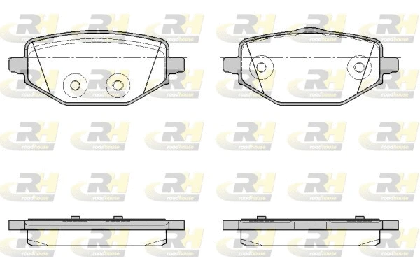 Brake Pad Set, disc brake (21946.00)