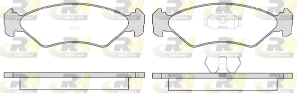 Brake Pad Set, disc brake (2285.15)