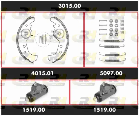 Brake Kit, drum brake (3015.00)