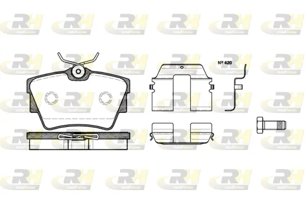 Brake Pad Set, disc brake (2591.20)