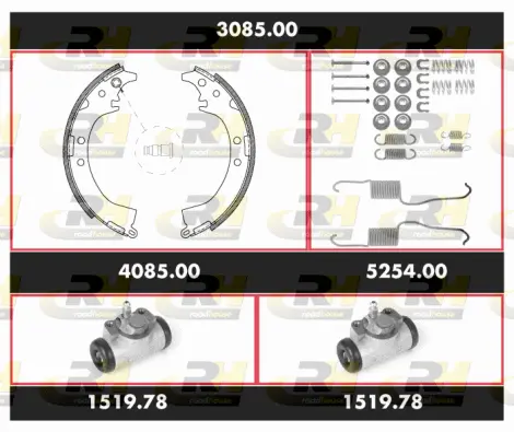 Brake Kit, drum brake (3085.00)