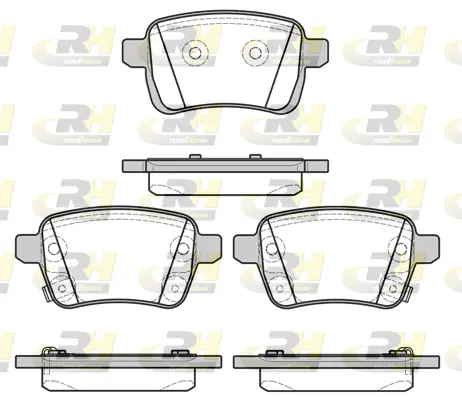 Brake Pad Set, disc brake (21450.22)