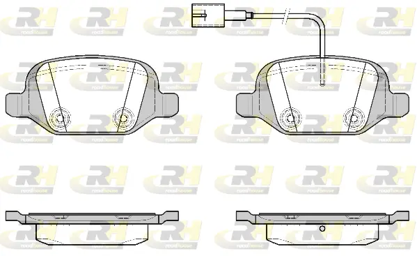 Brake Pad Set, disc brake (2727.22)