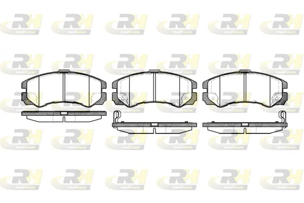 Brake Pad Set, disc brake (2425.22)