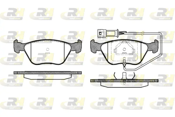 Brake Pad Set, disc brake (2437.02)