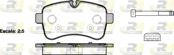 Brake Pad Set, disc brake (21282.00)