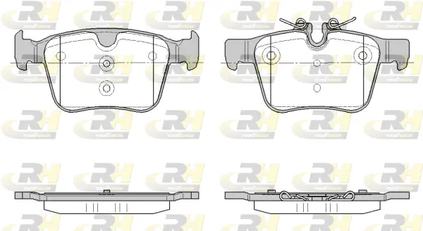 Brake Pad Set, disc brake (21516.45)