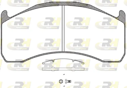 Brake Pad Set, disc brake (JSX 21072.00)