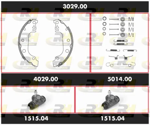 Brake Kit, drum brake (3029.00)