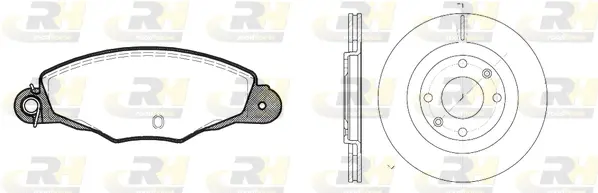 Brake Kit, disc brake (8659.01)