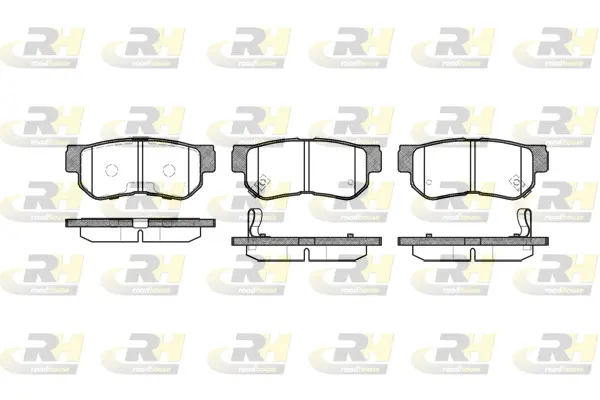 Brake Pad Set, disc brake (2746.12)