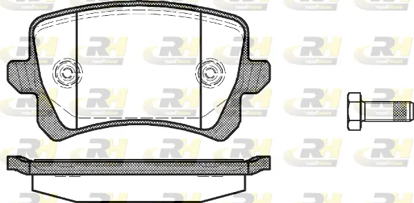 Brake Pad Set, disc brake (21342.00)