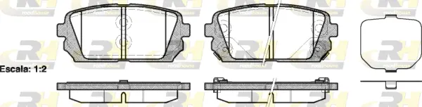 Brake Pad Set, disc brake (21303.02)