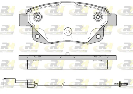 Brake Pad Set, disc brake (21252.01)