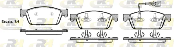 Brake Pad Set, disc brake (21440.01)