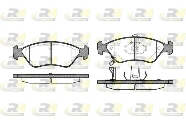 Brake Pad Set, disc brake (2648.02)