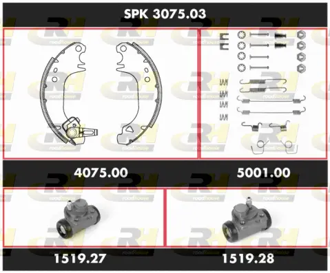 Brake Kit, drum brake (SPK 3075.03)