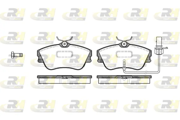 Brake Pad Set, disc brake (2480.21)